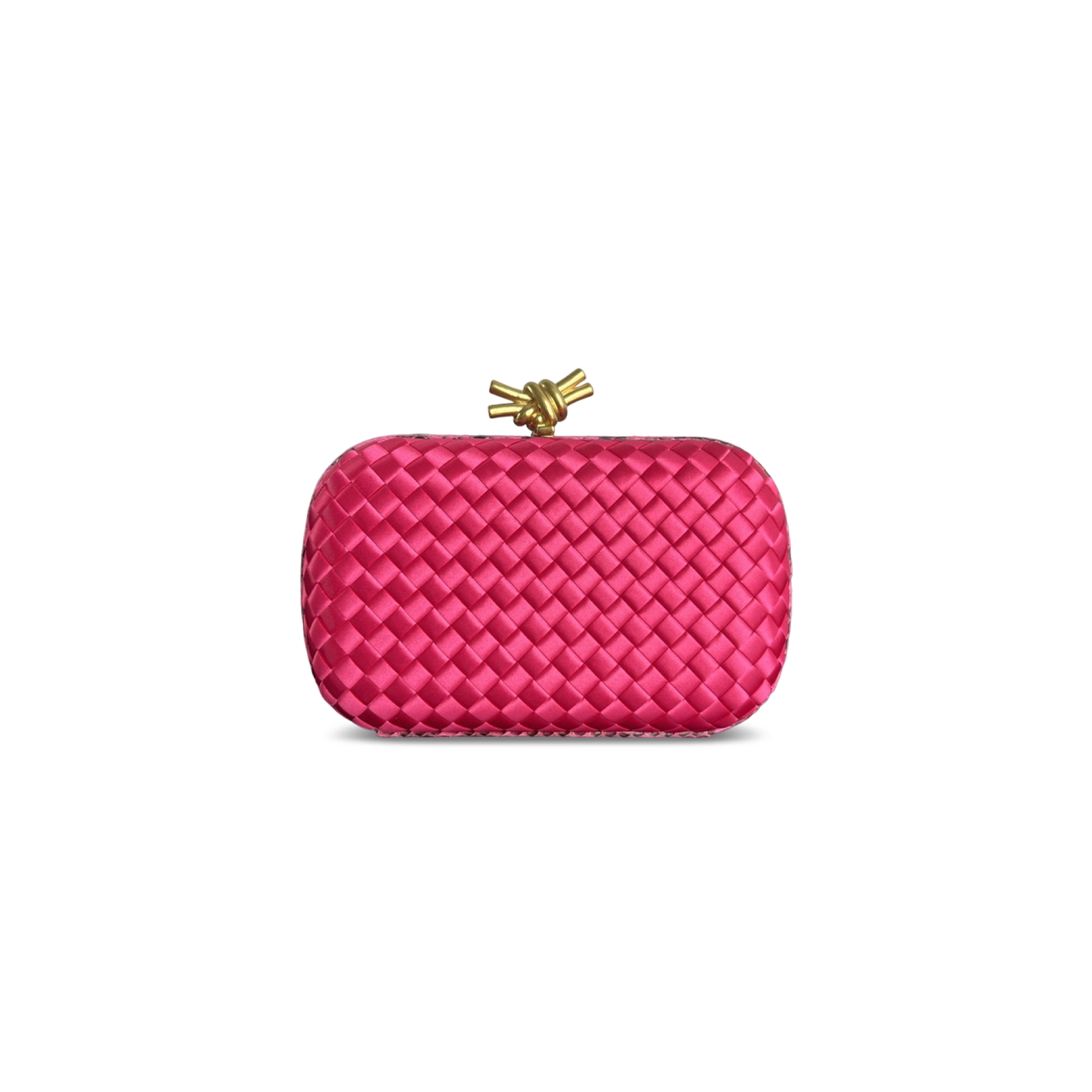 BOTTEGA VENETA KNOT SATIN 717622 (20*12*5.5cm)